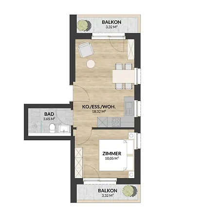 Apartment A Casa Tuerkis *